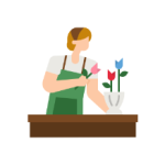 Logo Perusahaan Miyu Florist - Lowongan Florist